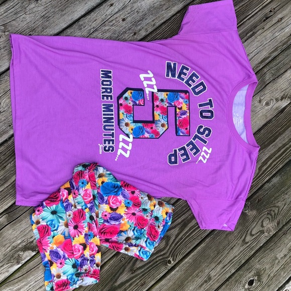 Justice Sleepwear Matching Set - Picture 1 of 8